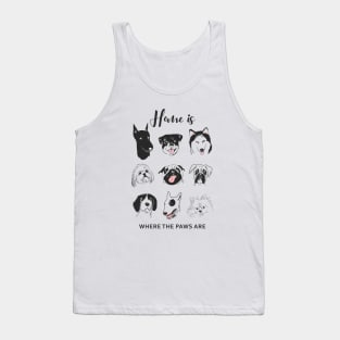 Home Is Where The Paws Are Tank Top